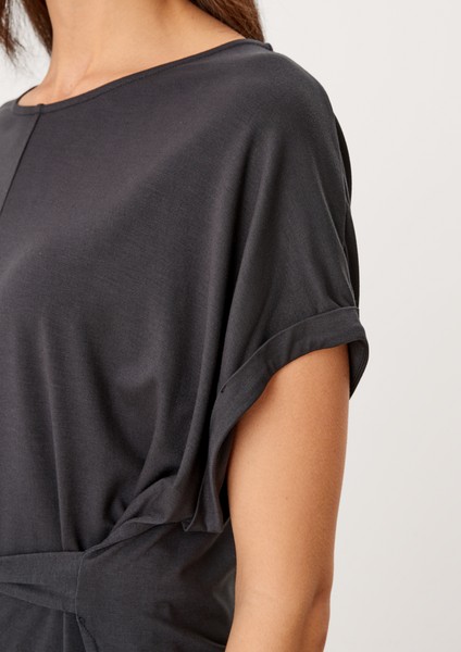 Femmes Shirts & tops | T-shirt orné d’un détail à nouer - NB14579