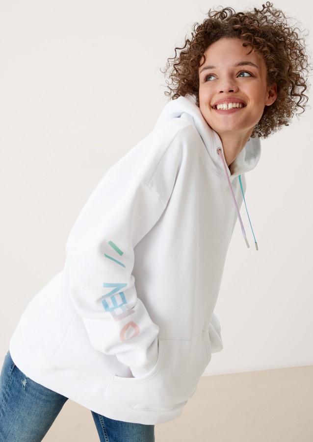 Women Tops | Hoodie with a back print - IB38359
