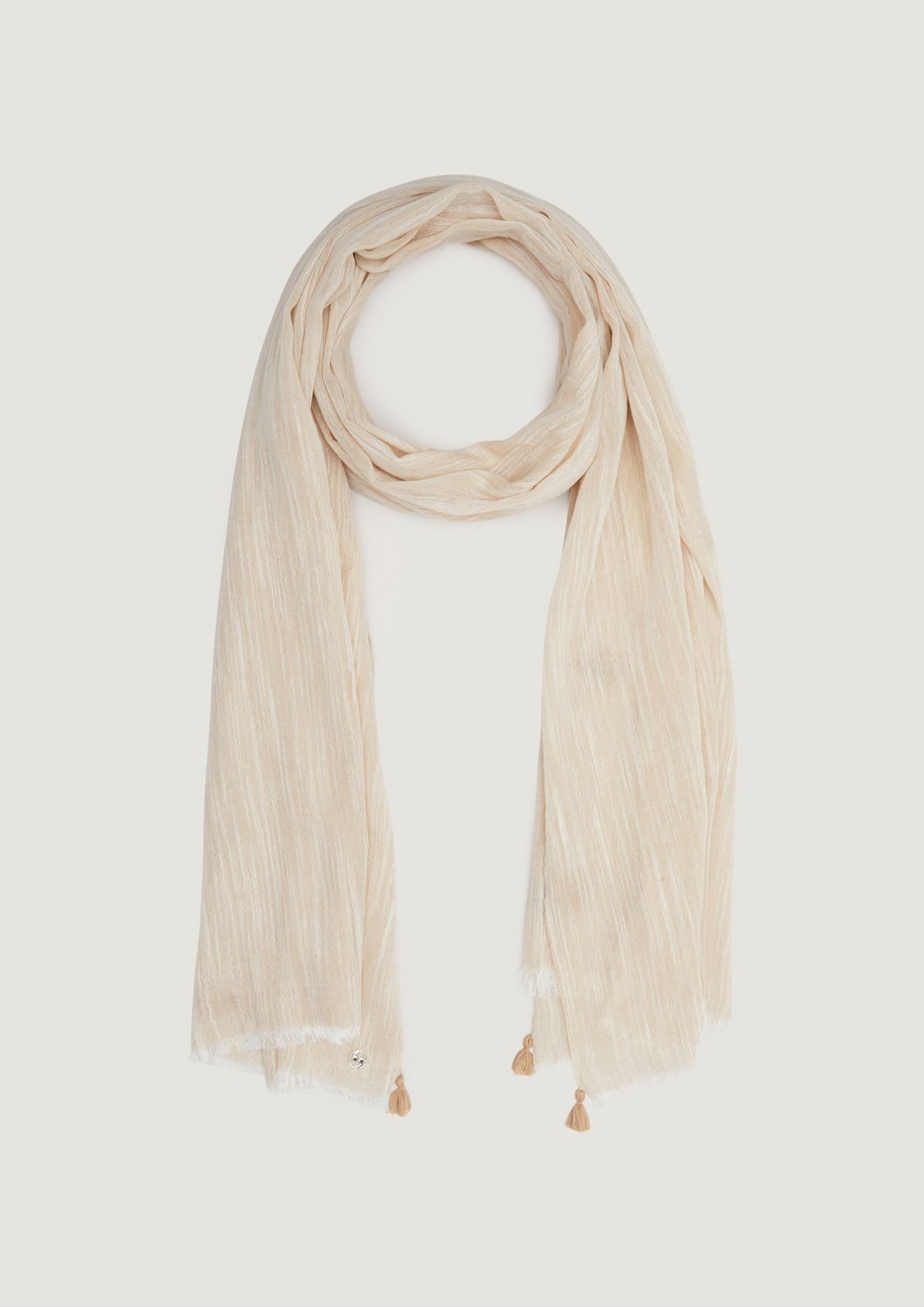 Scarf with tassels from comma