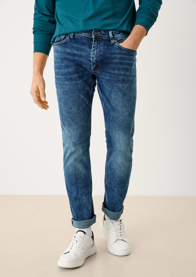 Herren Jeans | Slim: Jeans mit Waschung - AP78228