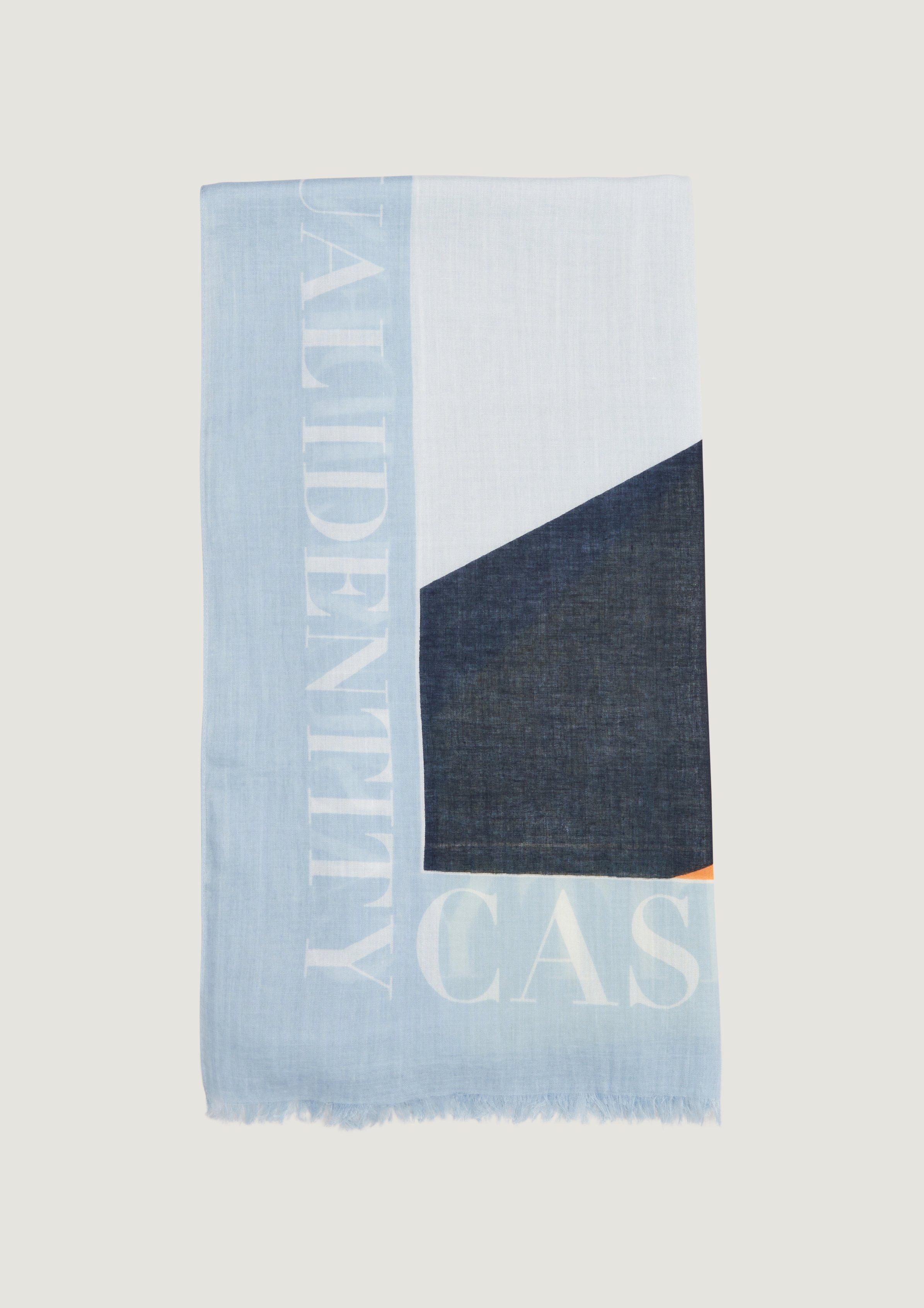 Schal mit Alloverprint 