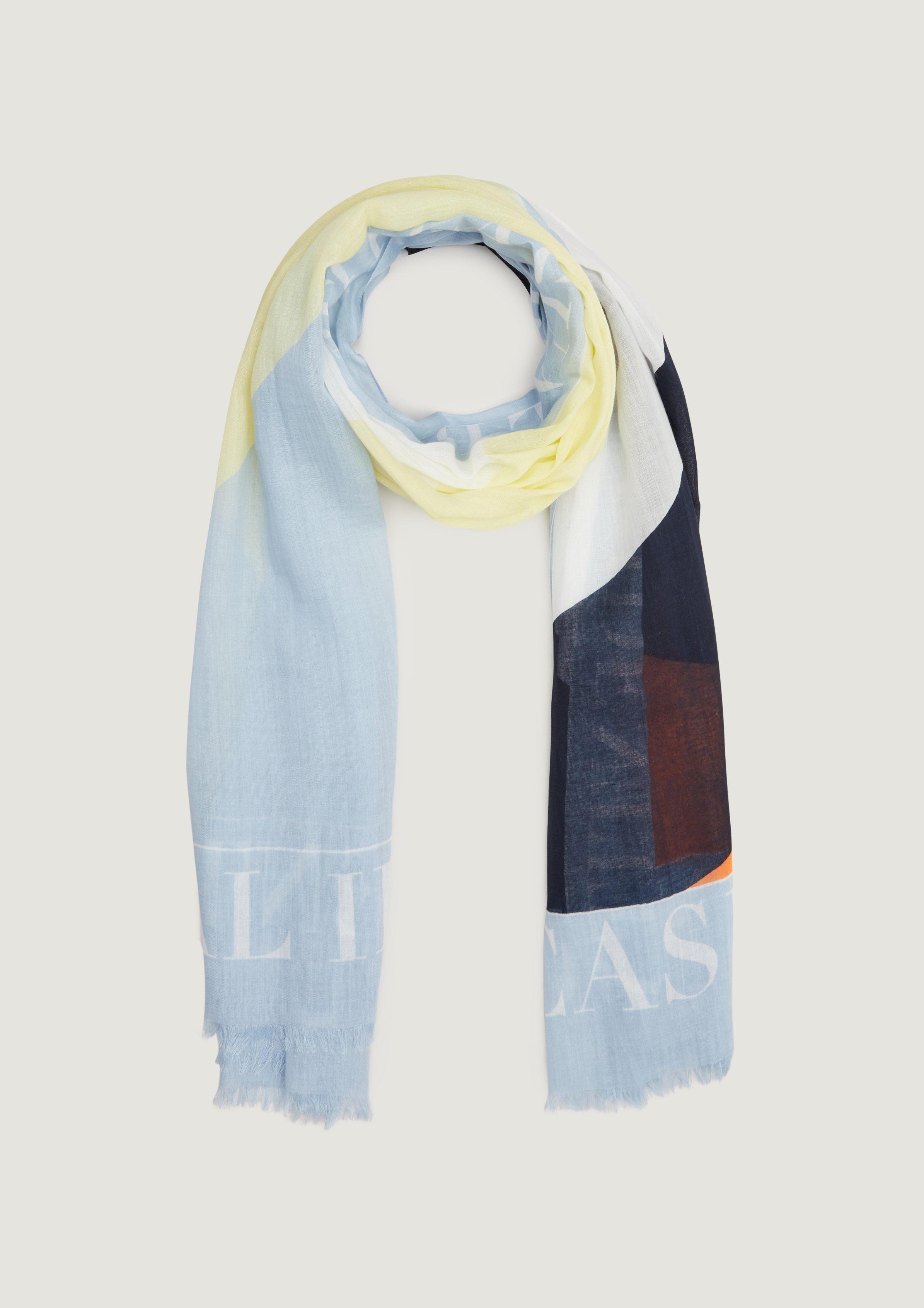 Schal mit Alloverprint 