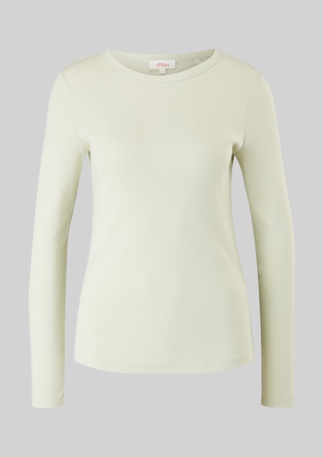Damen Shirts & Tops | Longsleeve im Slim Fit - RB21226