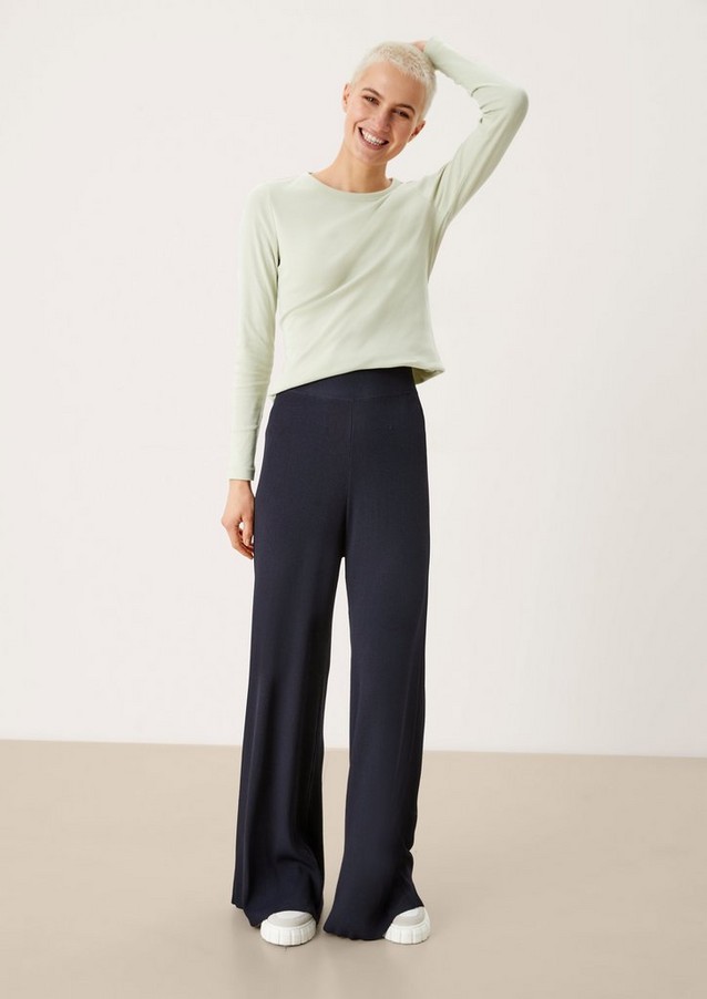 Damen Shirts & Tops | Longsleeve im Slim Fit - RB21226