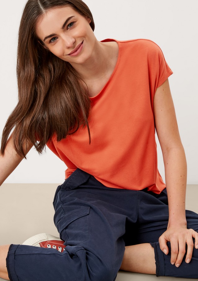 Damen Shirts & Tops | Jerseyshirt aus Viskose - FV90737