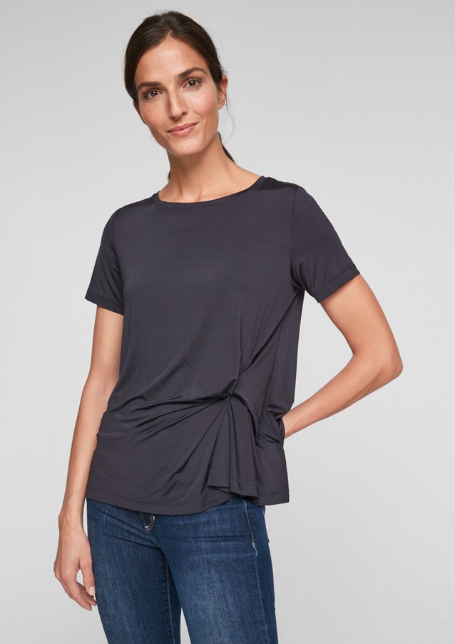 Femmes Shirts & tops | T-shirt en jersey à détail noué - VB71160