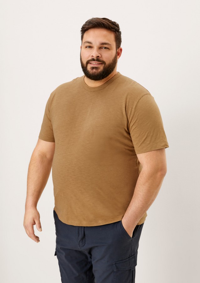 Hommes Big Sizes | T-shirt en jersey de fil flammé - ZS86924