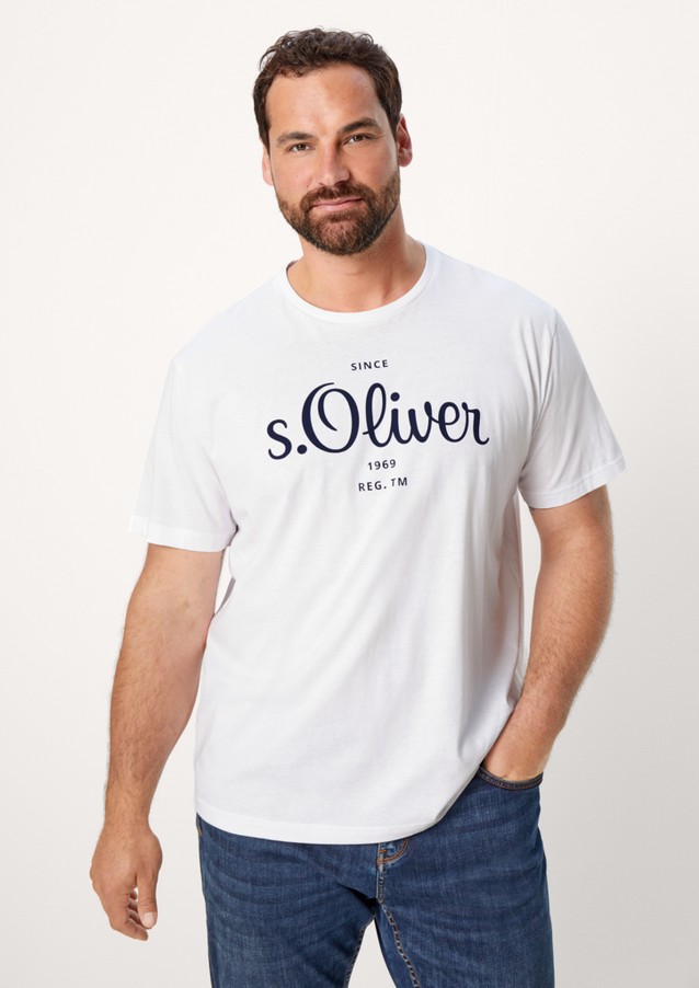 Hommes Big Sizes | T-shirt en jersey à imprimé logo - QT53269