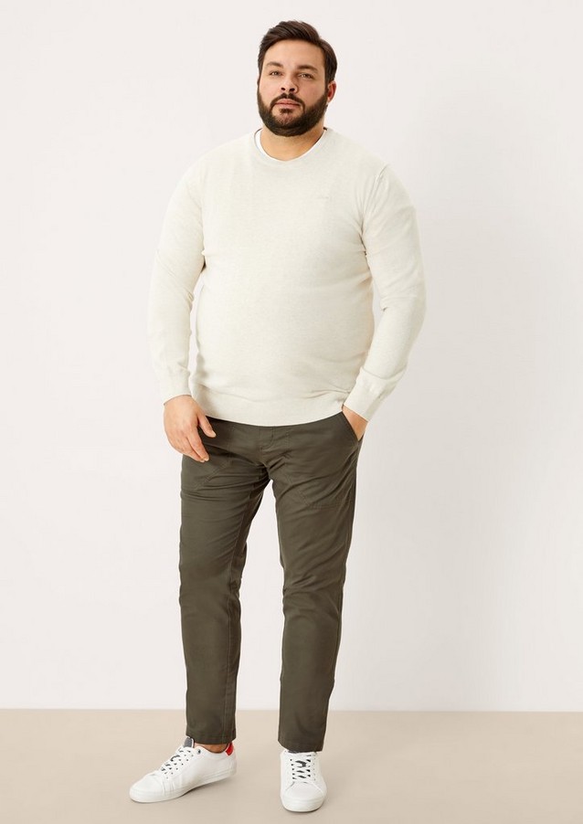 Men Big Sizes | Relaxed Fit: trousers with a drawstring - UJ96054