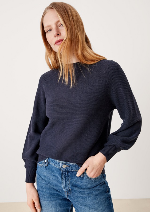 Women WE CARE - Sustainability | Knitted jumper in blended viscose - DQ65664