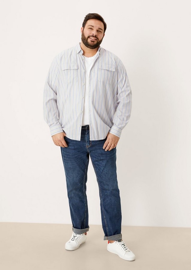 Hommes Big Sizes | Regular : chemise à rayures - VV54826