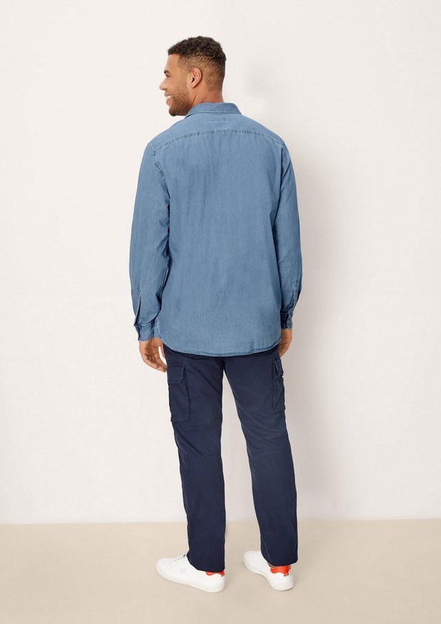 Hommes Chemises | Chemise en jean à manches longues - MP57209