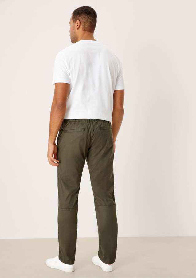 Men Tall Sizes | Regular: twill trousers with a drawstring - TF58937