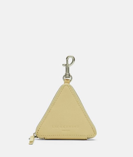 Triangular leather pendant from liebeskind