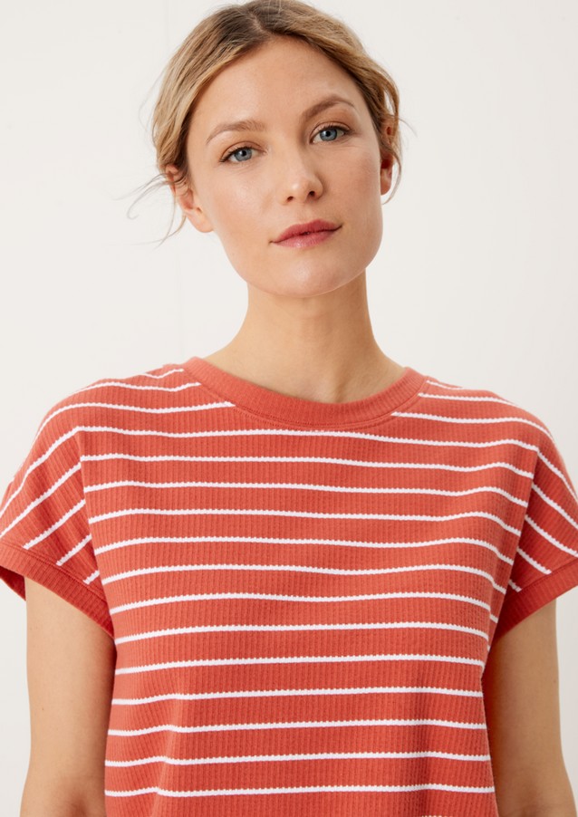Damen Shirts & Tops | T-Shirt mit überschnittener Schulter - IV49352