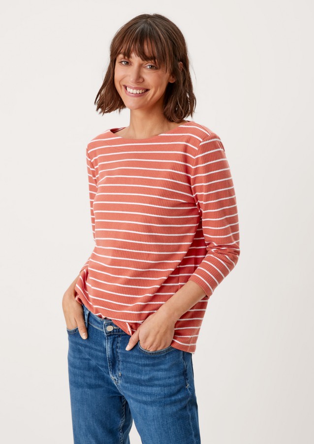 Femmes Shirts & tops | T-shirt à manches longues doté d'une encolure bateau - RR80161