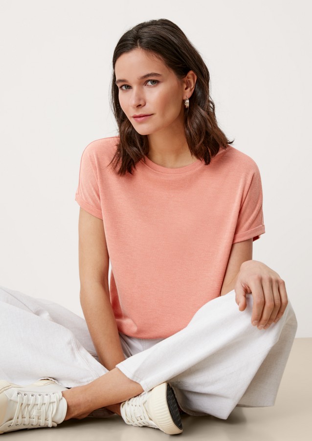 Damen Shirts & Tops | Shirt mit überschnittenen Schultern - QP81140
