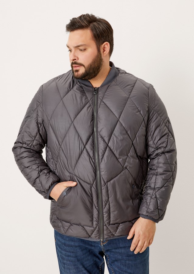 Men Big Sizes | Quilted jacket with slit pockets - SW35220