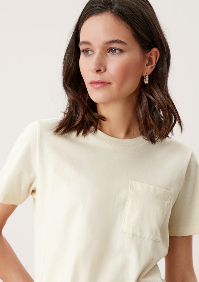 Damen Shirts & Tops | Basic Shirt mit Brusttasche - SU47592