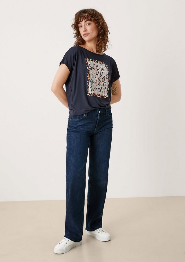 Damen Shirts & Tops | Jerseyshirt mit Frontprint - HP47754