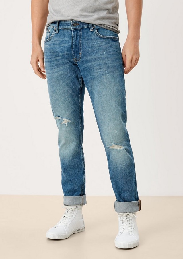 Hommes Jeans | Slim : jean au look usé - CB10347