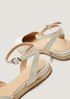 Canvas strappy sandals from comma