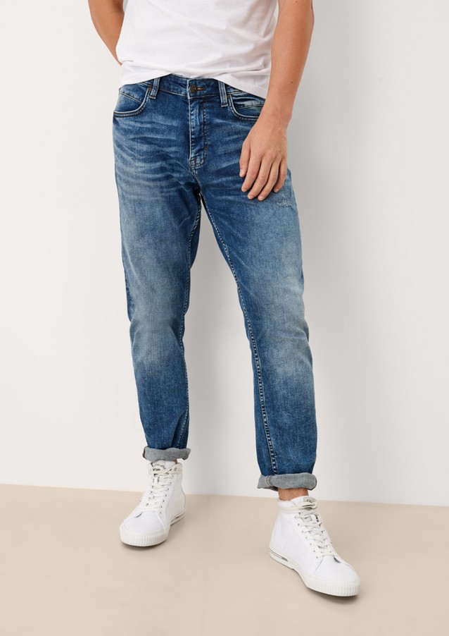 Herren Jeans | Regular Fit: Jeans mit Tapered Leg - DY95835