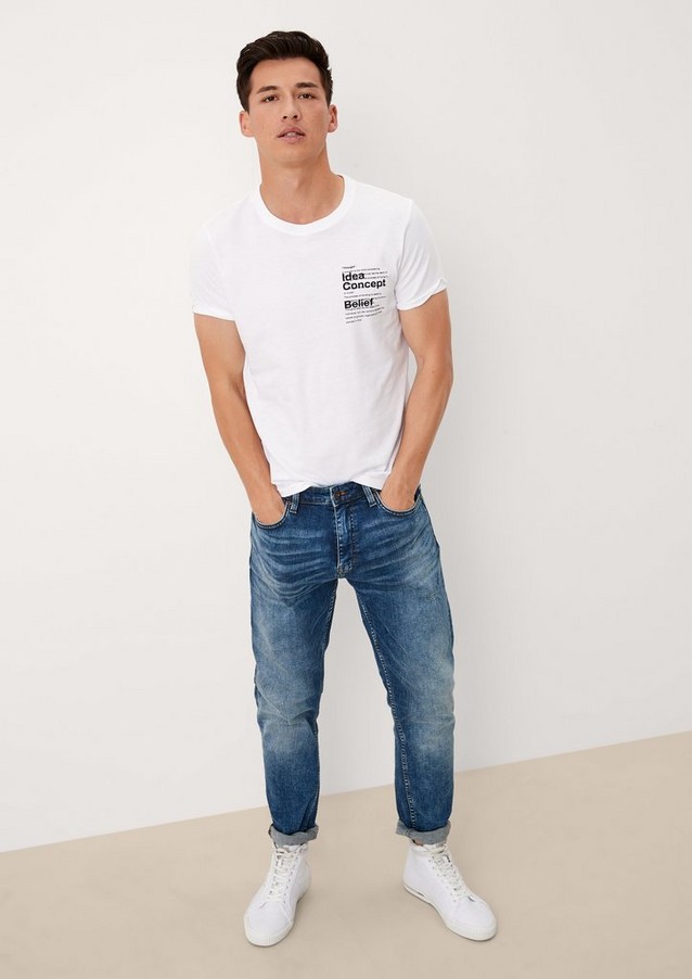 Men Jeans | Regular fit: jeans with tapered leg - TU52550