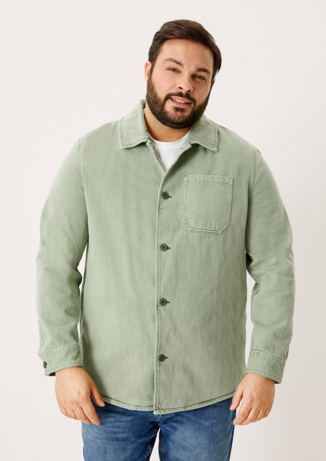 Men Big Sizes | Cotton overshirt - XH01936