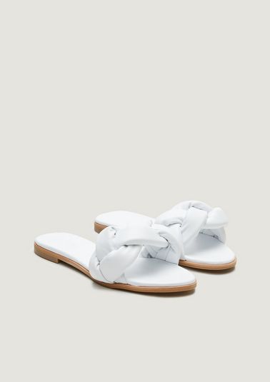 Leather sandals from comma