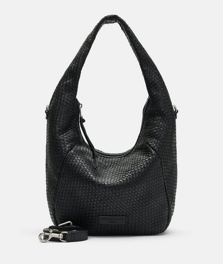 Smooth leather bag in a woven style from liebeskind