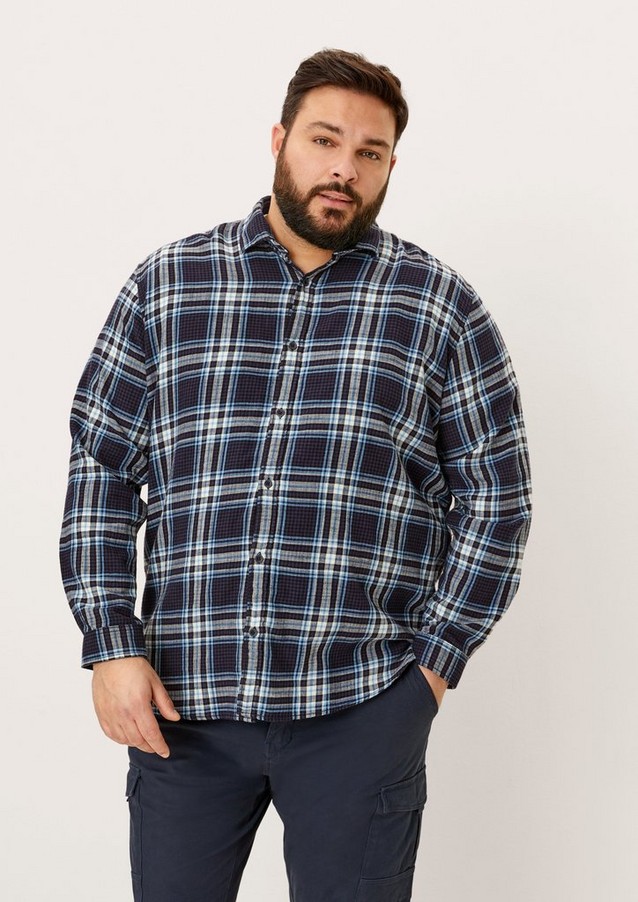 Men Big Sizes | Regular: flannel shirt - RC15994