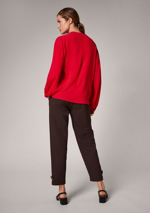 Viscose blouse with pintuck pleats from comma