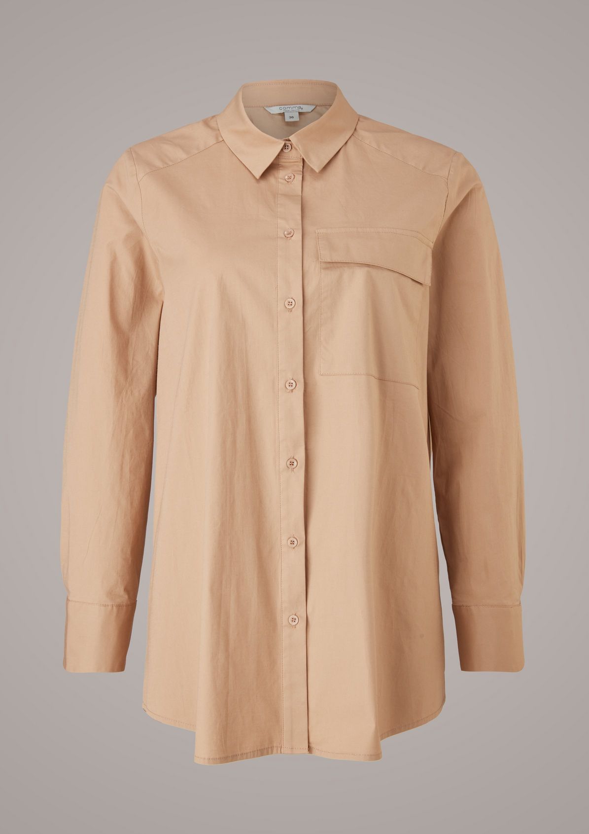 Loose-fitting poplin blouse from comma