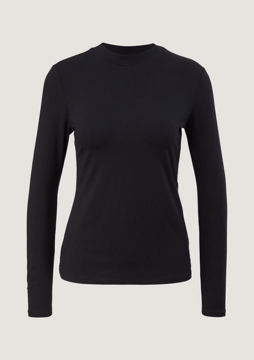 Long sleeve top with a collar from comma