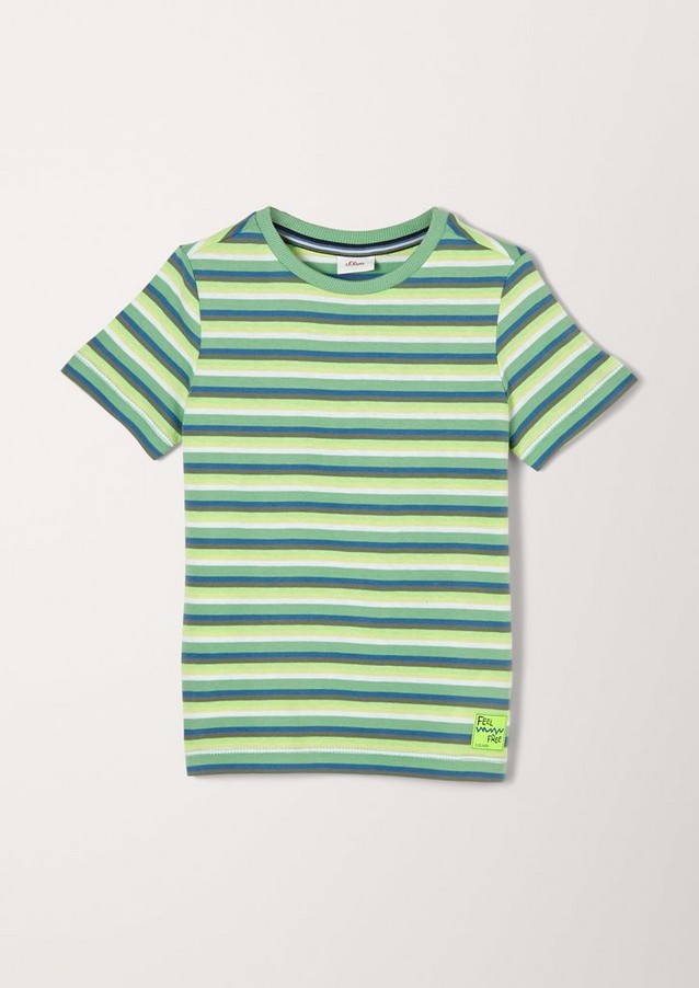 Junior Kids (sizes 92-140) | Jersey top with a striped pattern - NW86183