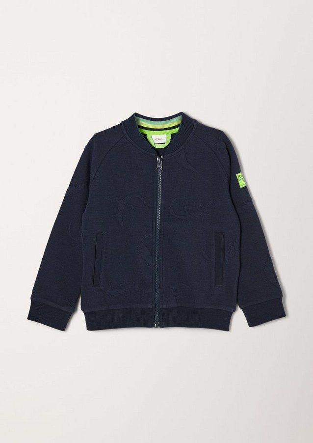 Junior Kids (sizes 92-140) | Bomber jacket with a textured pattern - TD80193