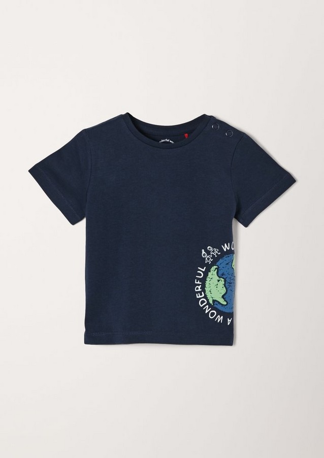 Junior Boys (sizes 50-92) | Cotton T-shirt with print detail - GZ40774