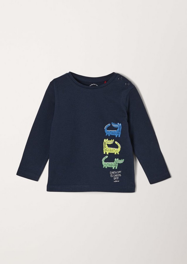 Junior Boys (sizes 50-92) | Long sleeve top with a front print - SX59194