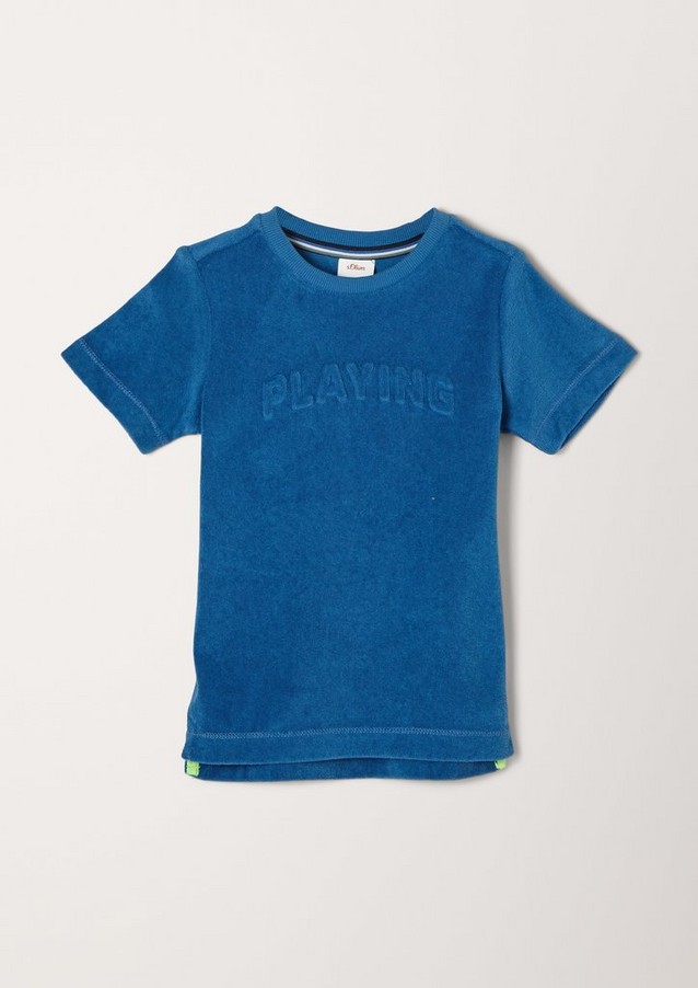 Junior Kids (sizes 92-140) | Terry cloth top with 3D lettering - ZJ89746