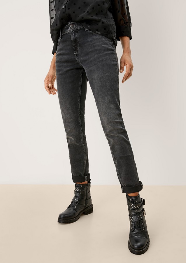 Femmes Jeans | Slim : jean délavé - CZ74828