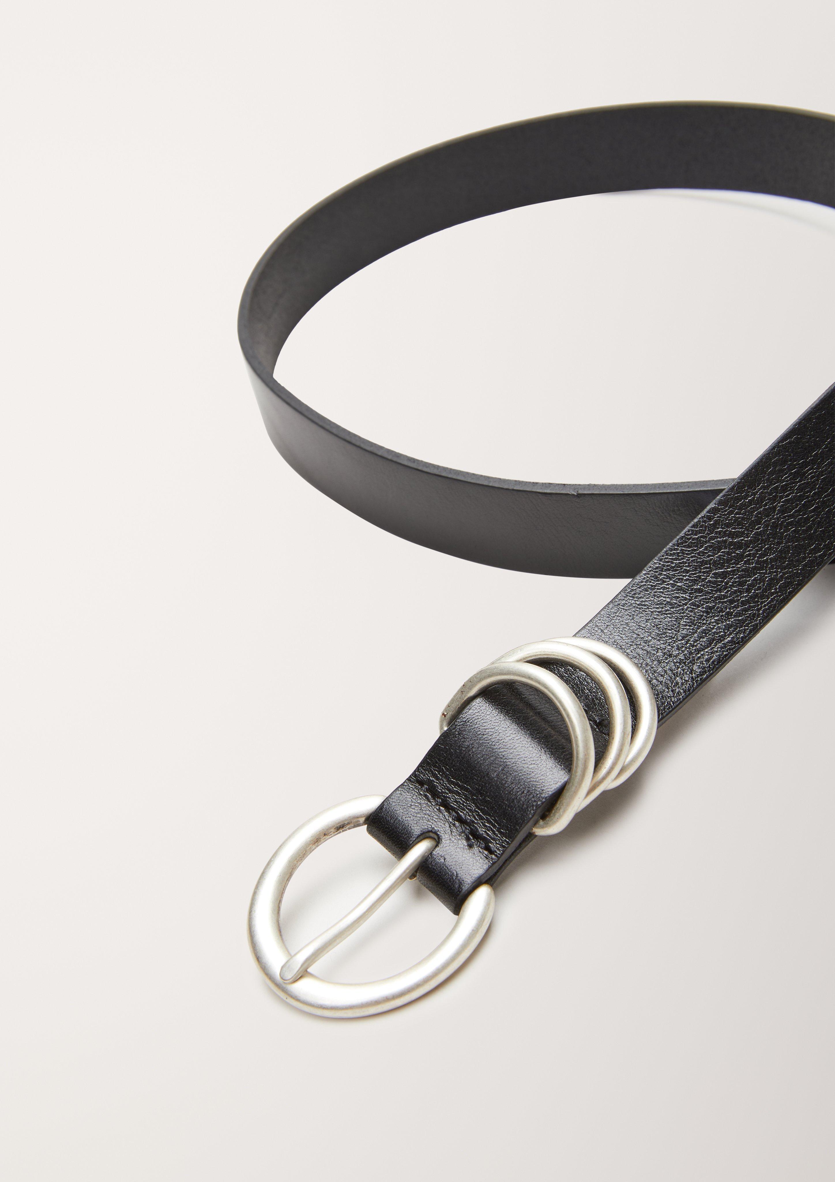 Leather belt