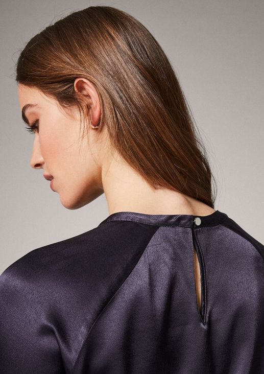 Viscose satin blouse from comma