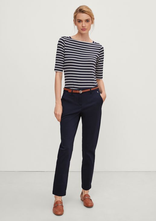 Slim fit: 7/8-length trousers from comma