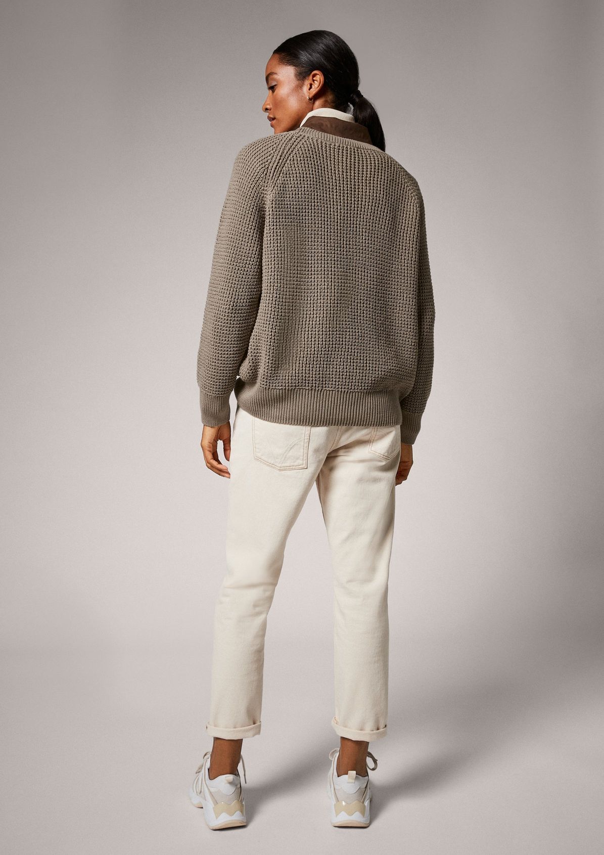 Jumper with raglan sleeves from comma