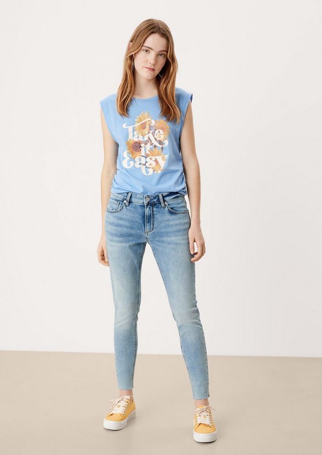Femmes Jeans | Slim : jean au délavage clair - SG25855