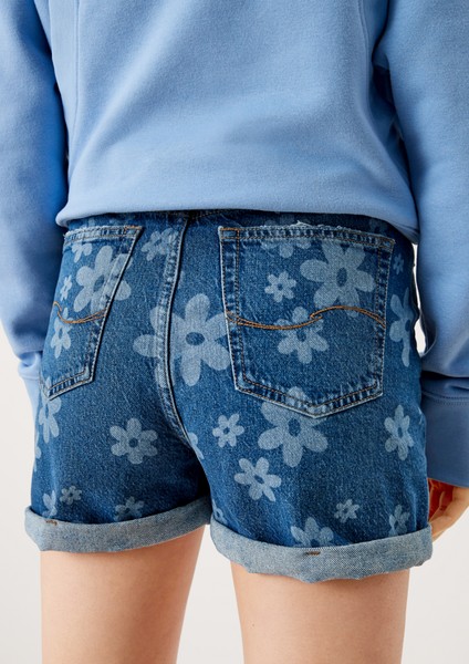 Femmes Shorts | Regular : jean Mom à fleurs - QH67211