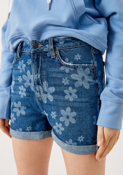 Femmes Shorts | Regular : jean Mom à fleurs - QH67211
