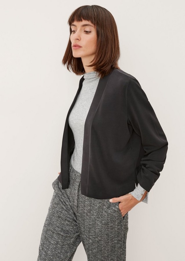 Women Blazers | Blazer jacket in scuba fabric - QY38591