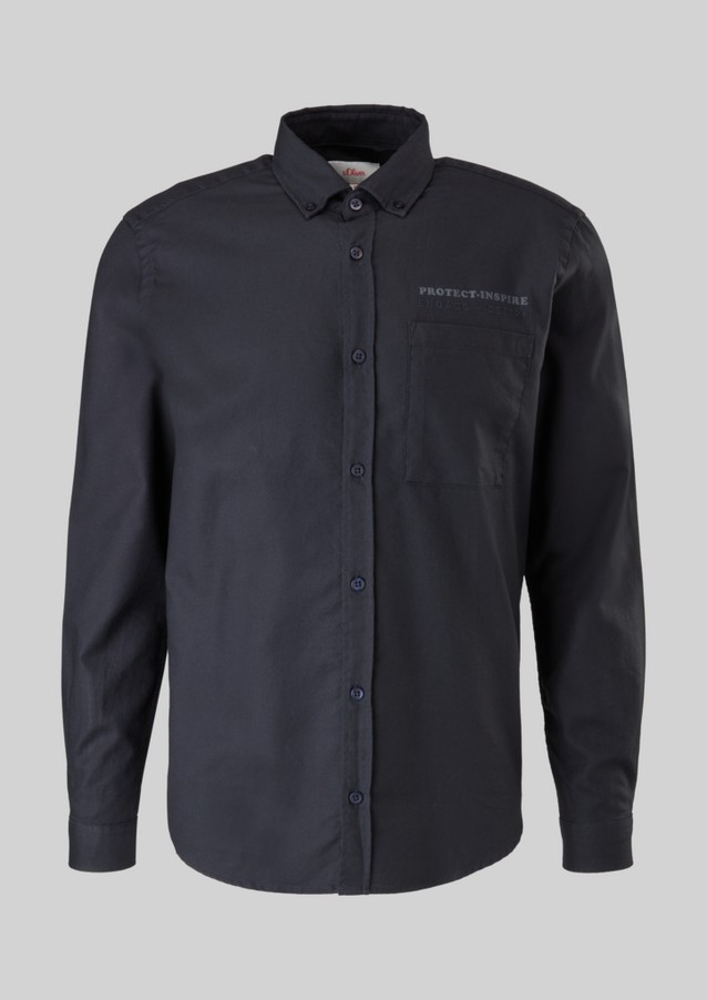 Hommes Chemises | Regular : chemise à col à pointes boutonnées - SA98641